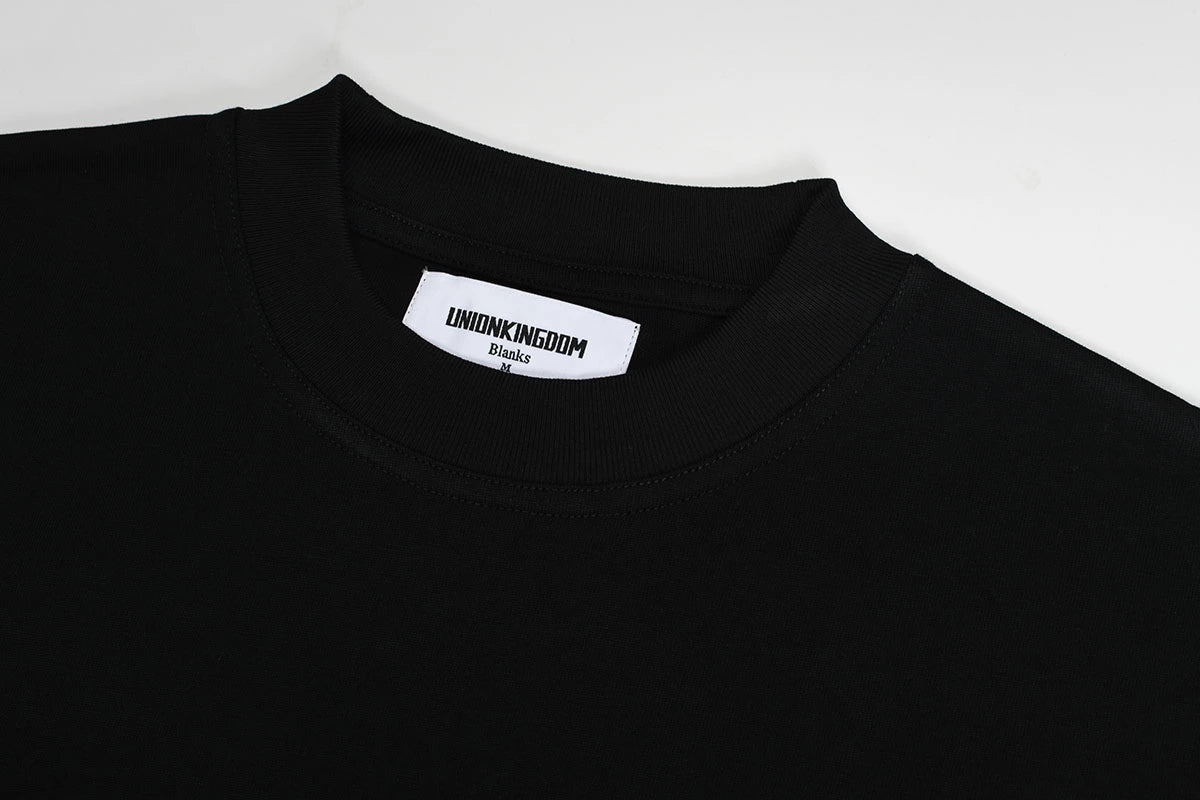 320 GSM LOOSE FIT 'BLACK' T-SHIRT
