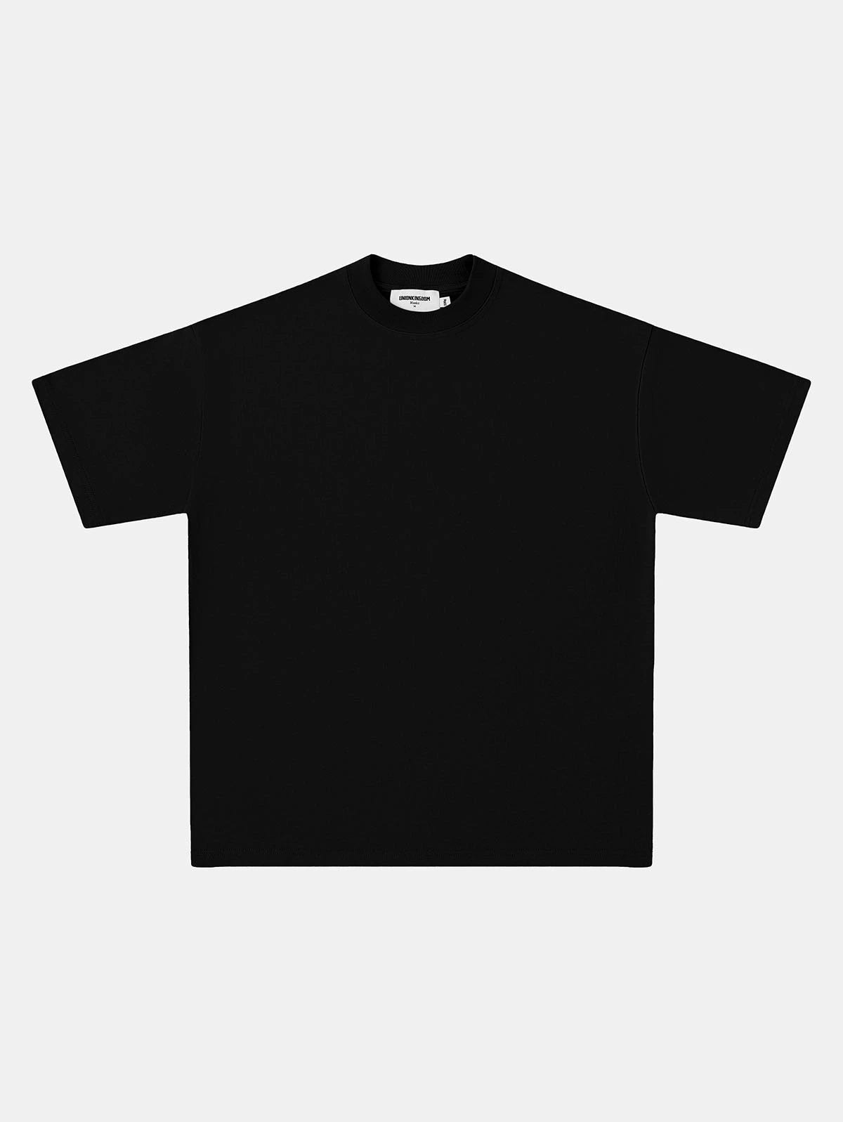 320 GSM LOOSE FIT 'BLACK' T-SHIRT