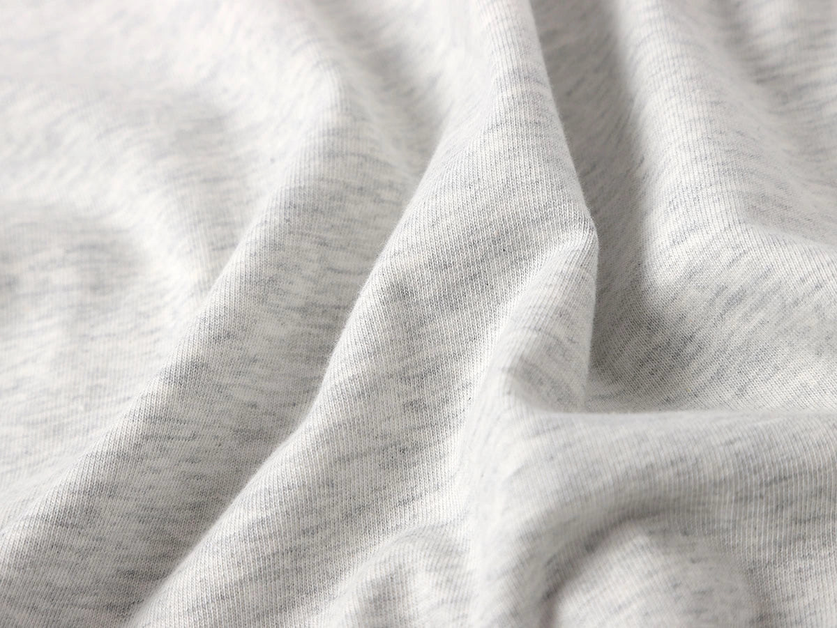 220 GSM LOOSE FIT 'LIGHT FLOWER GRAY' T-SHIRT
