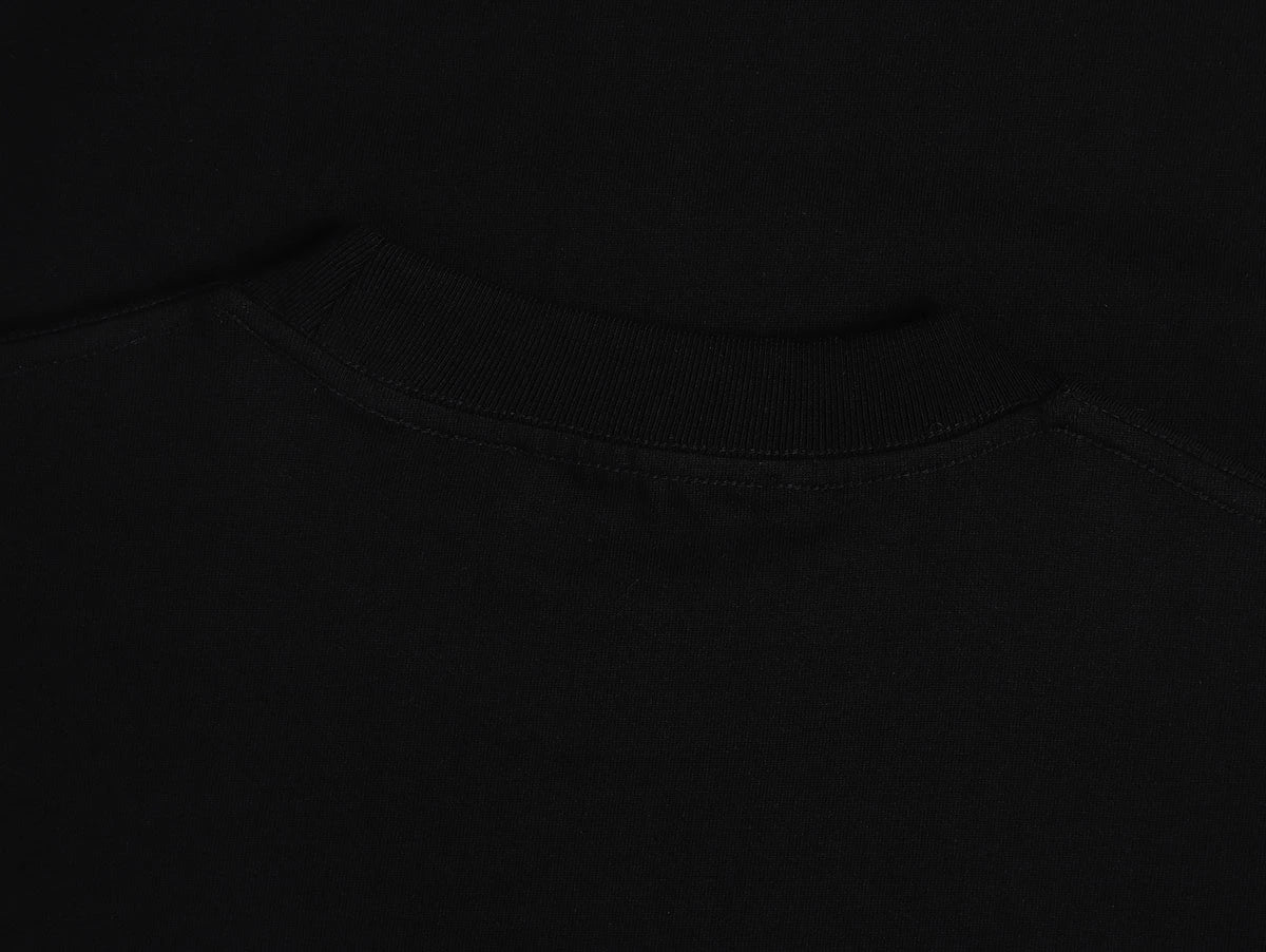 320 GSM LOOSE FIT 'BLACK' T-SHIRT