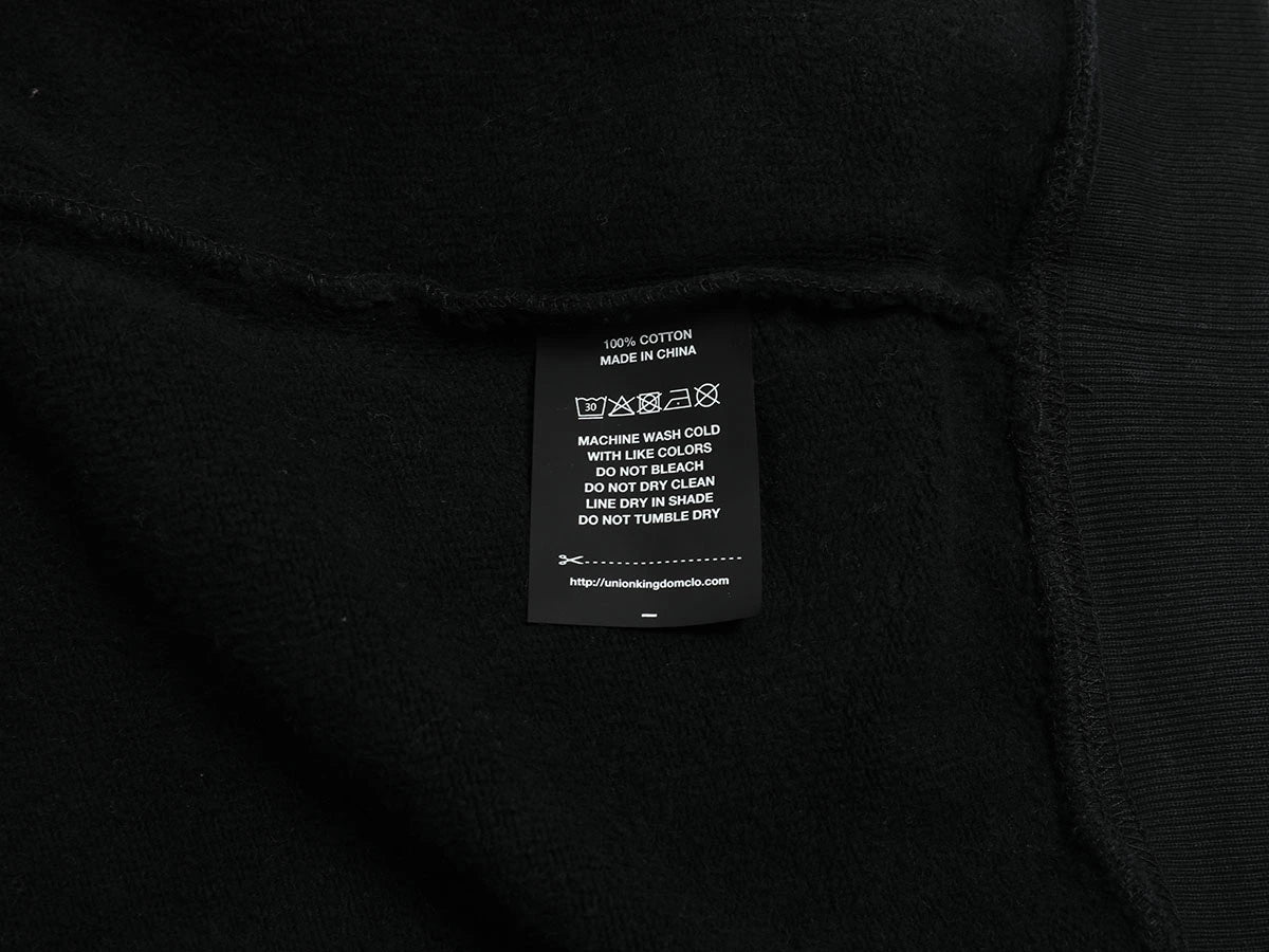 480 GSM FLEECE CROPPED FIT 'BLACK' HOODIE