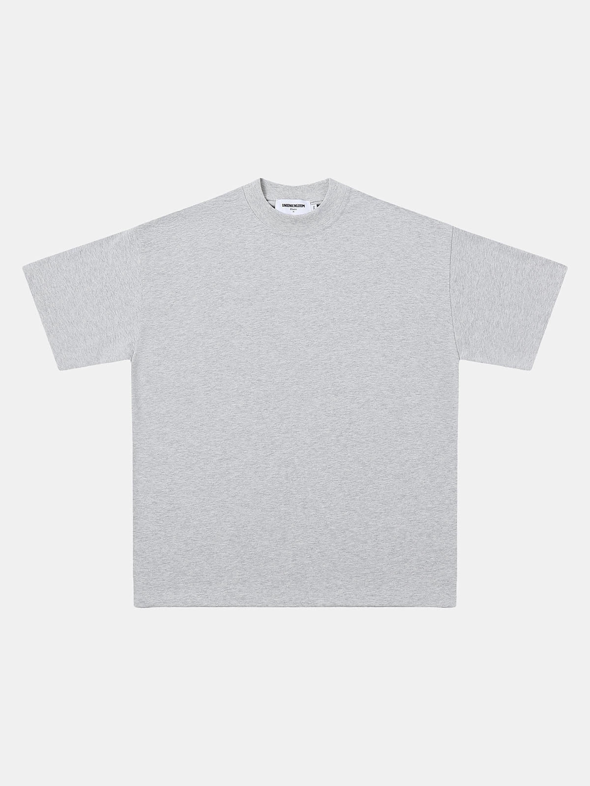 320 GSM LOOSE FIT 'FLOWER GRAY' T-SHIRT