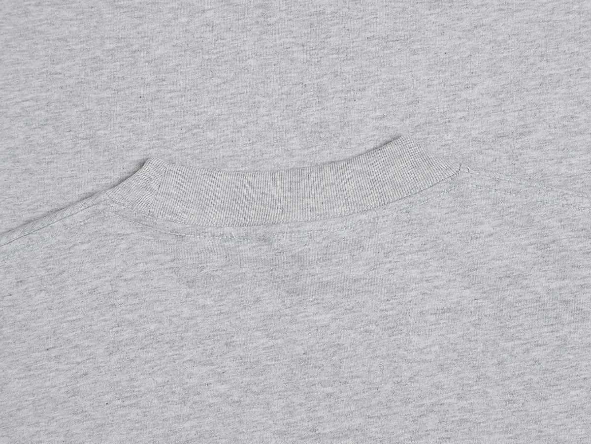 320 GSM LOOSE FIT 'FLOWER GRAY' T-SHIRT