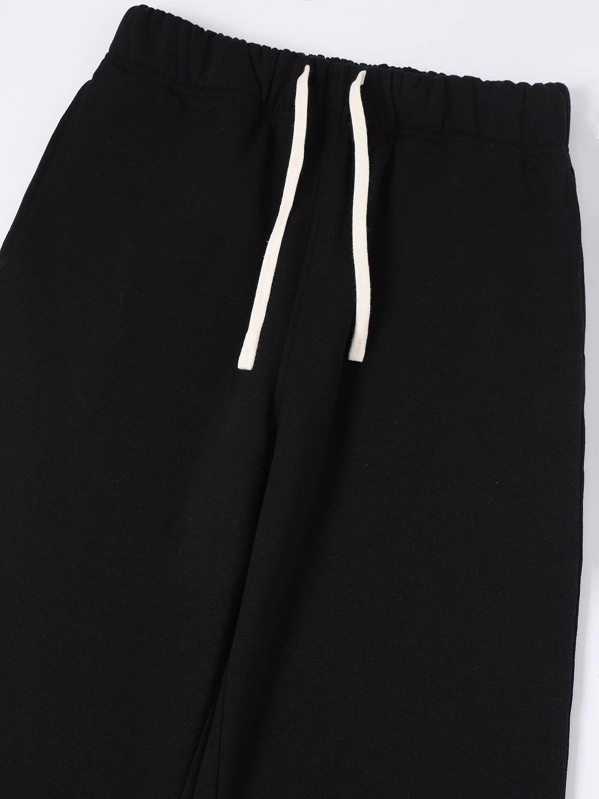 420 GSM STRAIGHT 'BLACK' SWEATPANTS