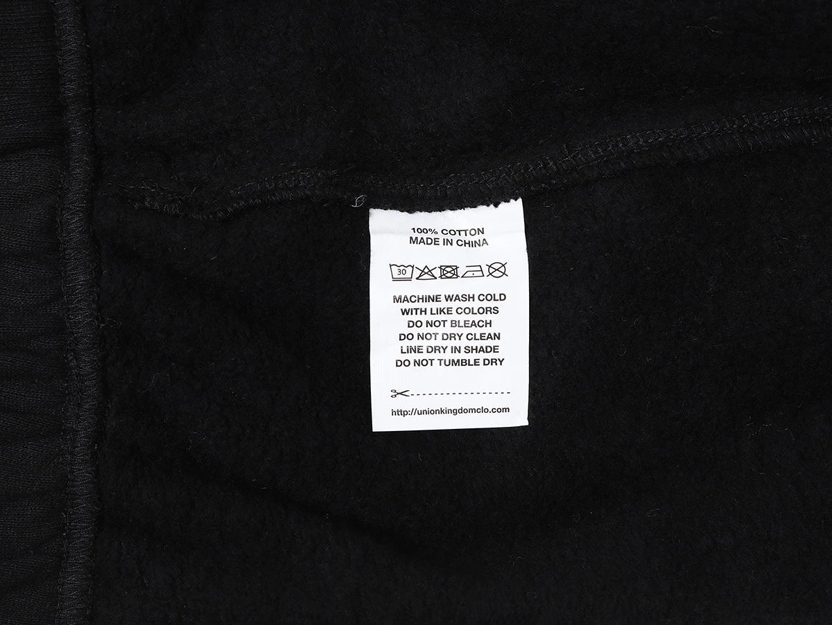 420 GSM STRAIGHT 'BLACK' SWEATPANTS