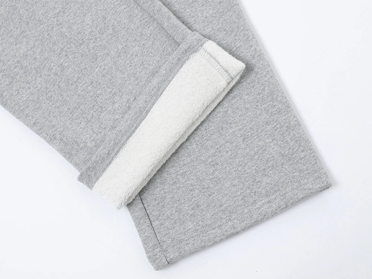 420 GSM STRAIGHT 'FLOWER GRAY' SWEATPANTS