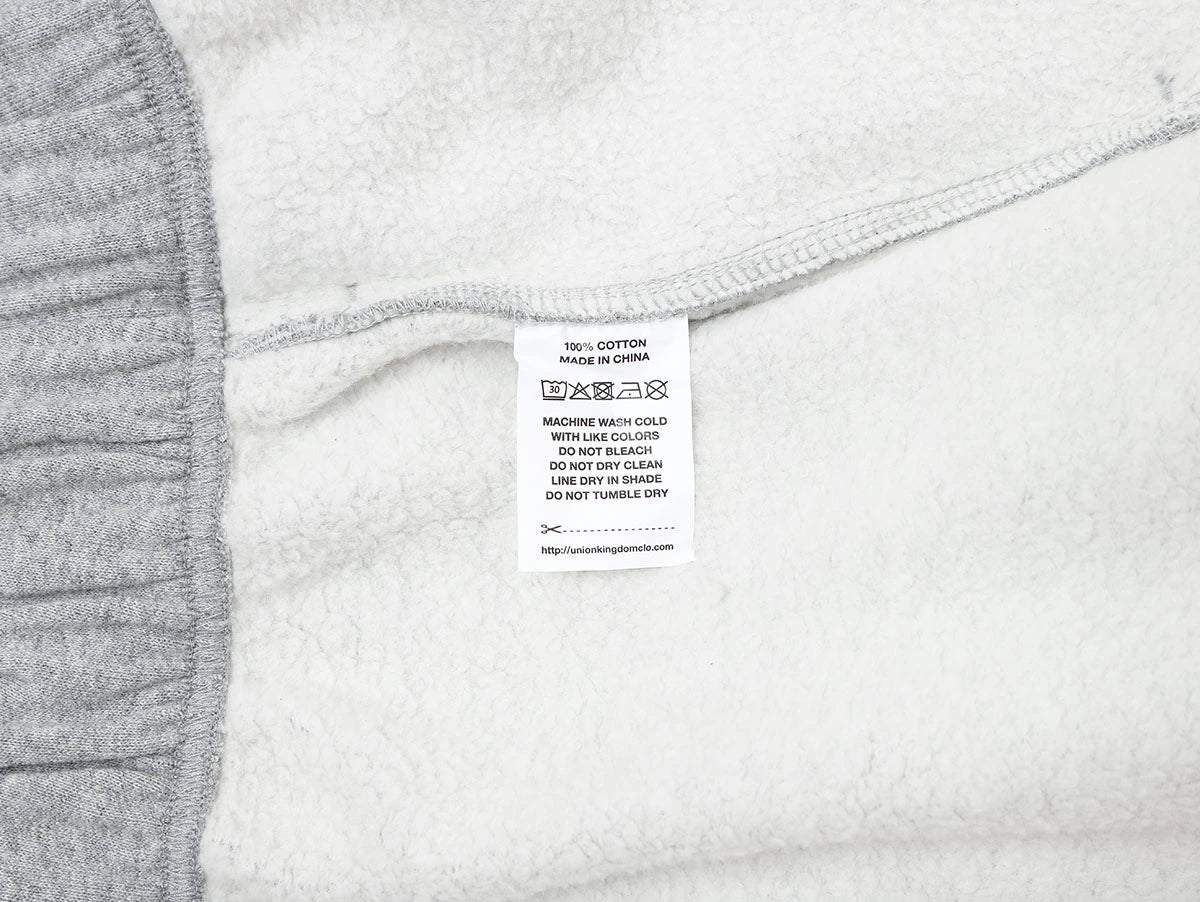 420 GSM STRAIGHT 'FLOWER GRAY' SWEATPANTS