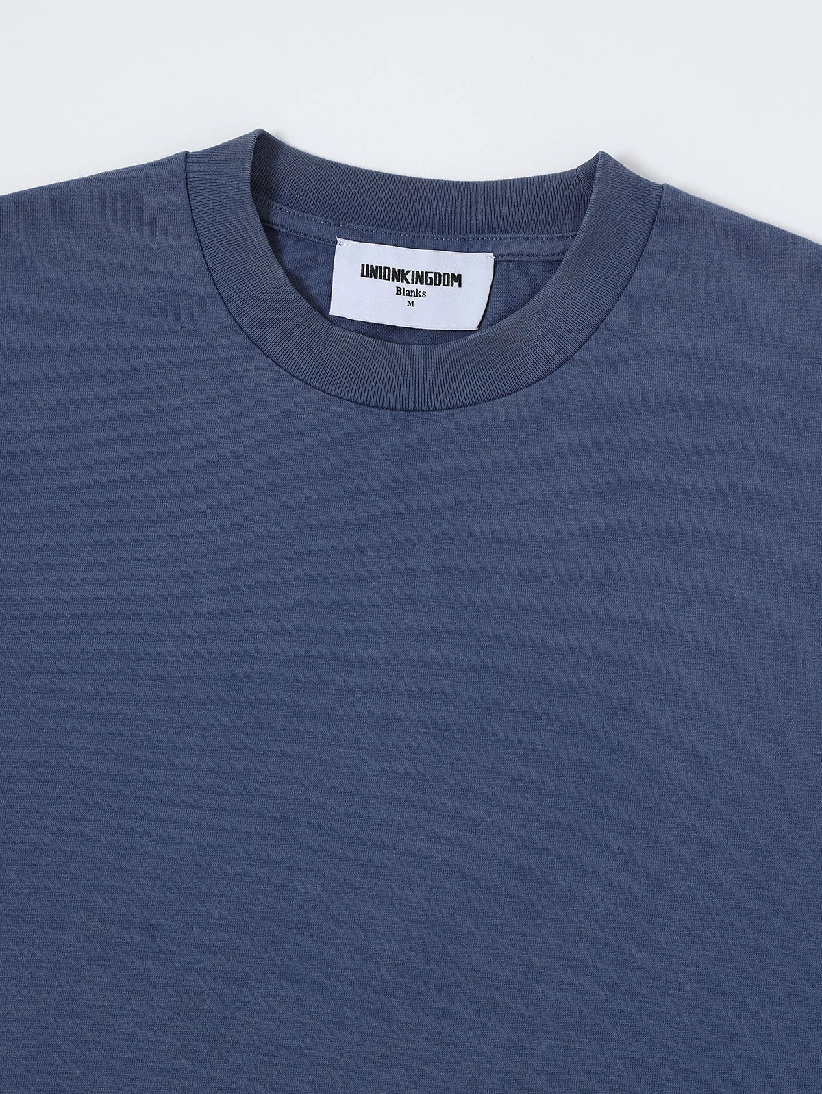 320 GSM BOXY CROPPED 'WASHED BLUE' WASHED T-SHIRT