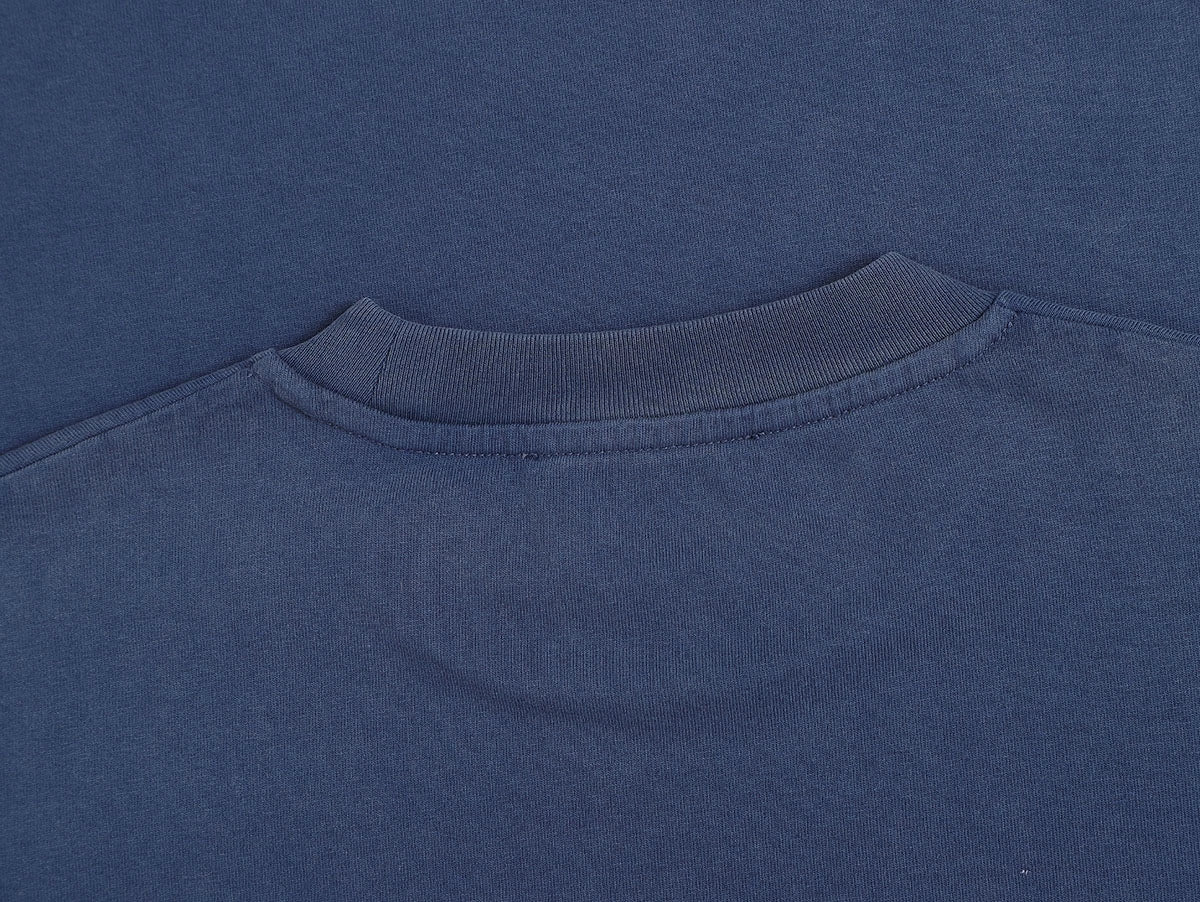 320 GSM BOXY CROPPED 'WASHED BLUE' WASHED T-SHIRT