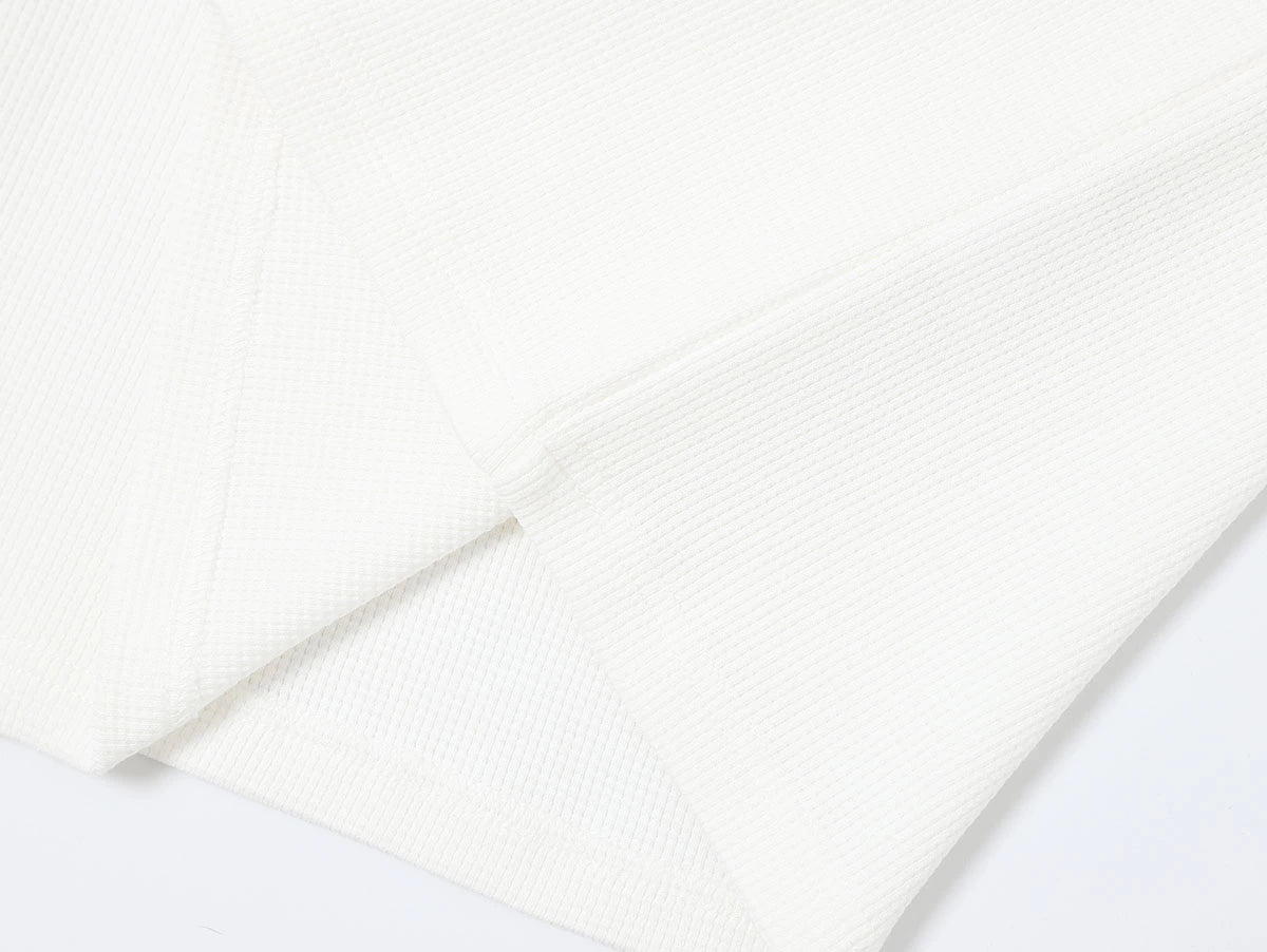 360 GSM WAFFLE WEAVE 'WHITE' TANK