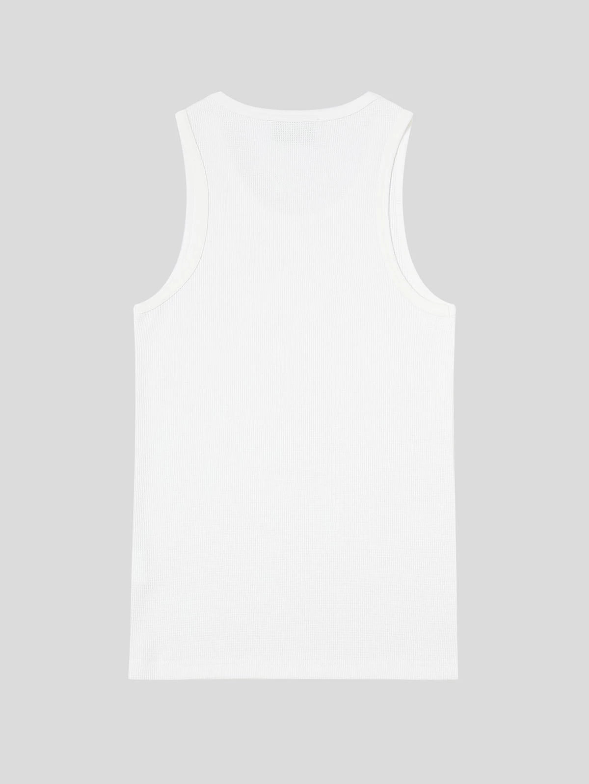 360 GSM WAFFLE WEAVE 'WHITE' TANK