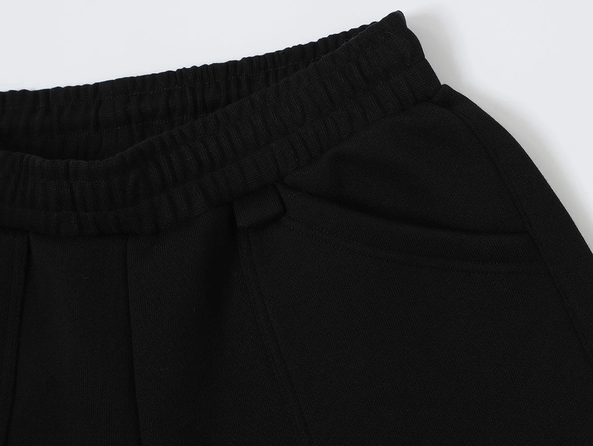 520 GSM COZEY BAGGY 'BLACK' SHORTS