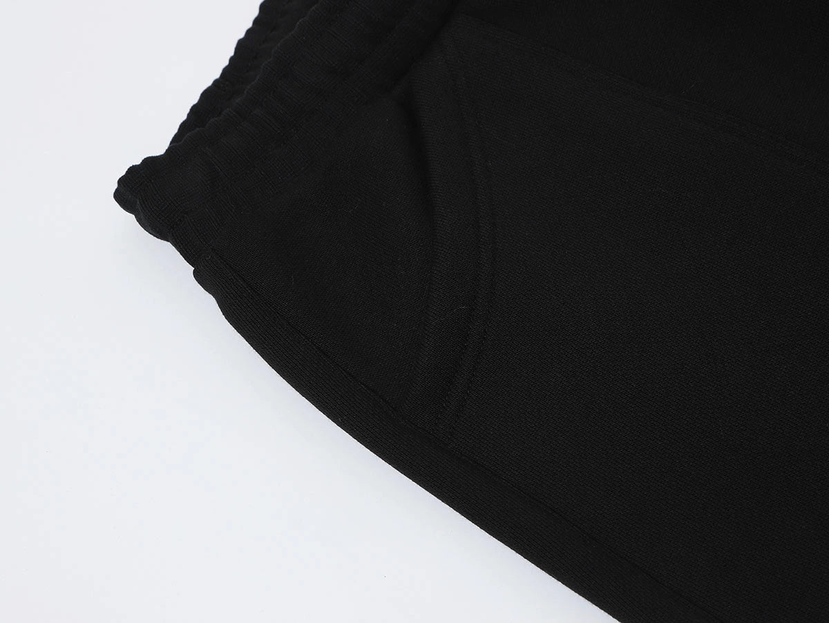 520 GSM COZEY BAGGY 'BLACK' SHORTS