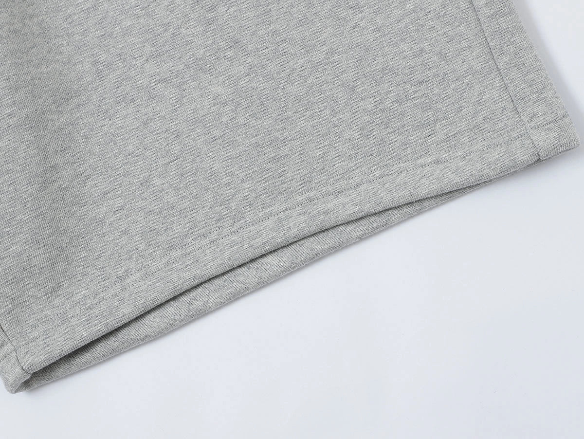 520 GSM COZEY BAGGY 'FLOWER GRAY' SHORTS