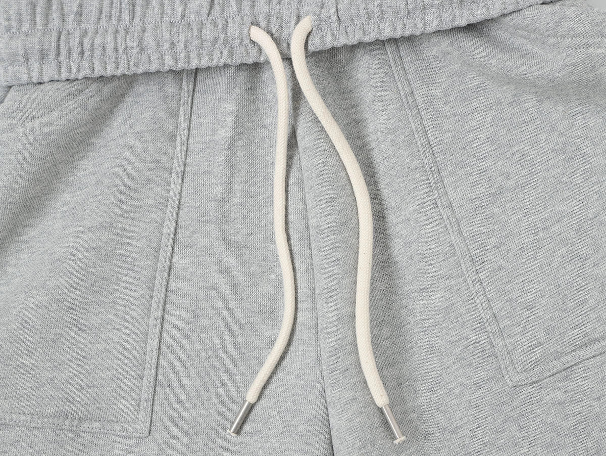 520 GSM COZEY BAGGY 'FLOWER GRAY' SHORTS