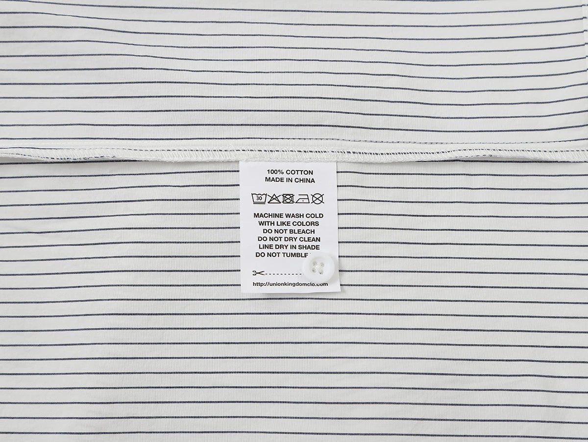 BOXY CROPPED 'WHITE' STRIPED LONG-SLEEVE SHIRT