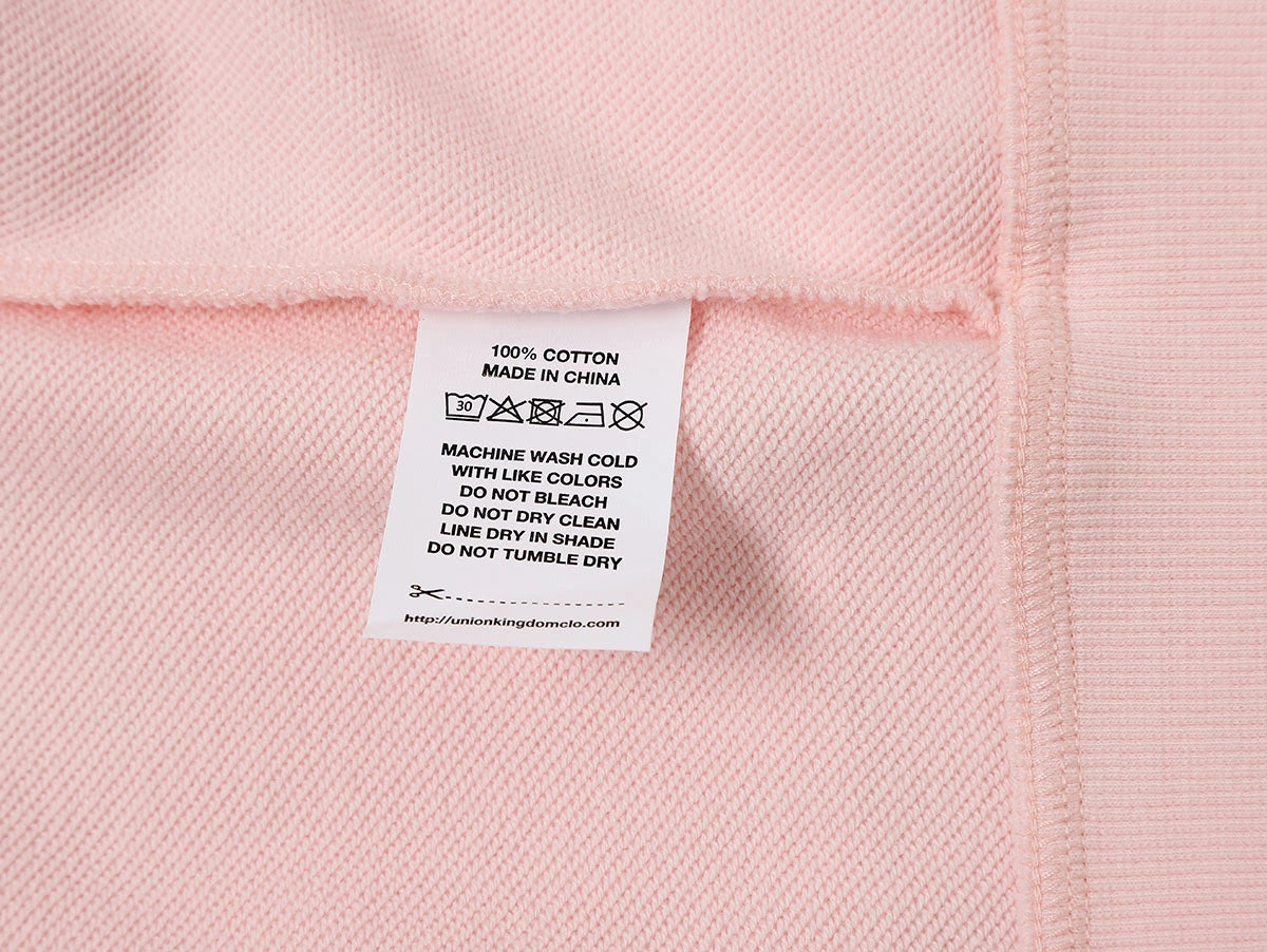 360 GSM 100% COTTON BOXY CROPPED 'PINK' ZIP-UP HOODIE