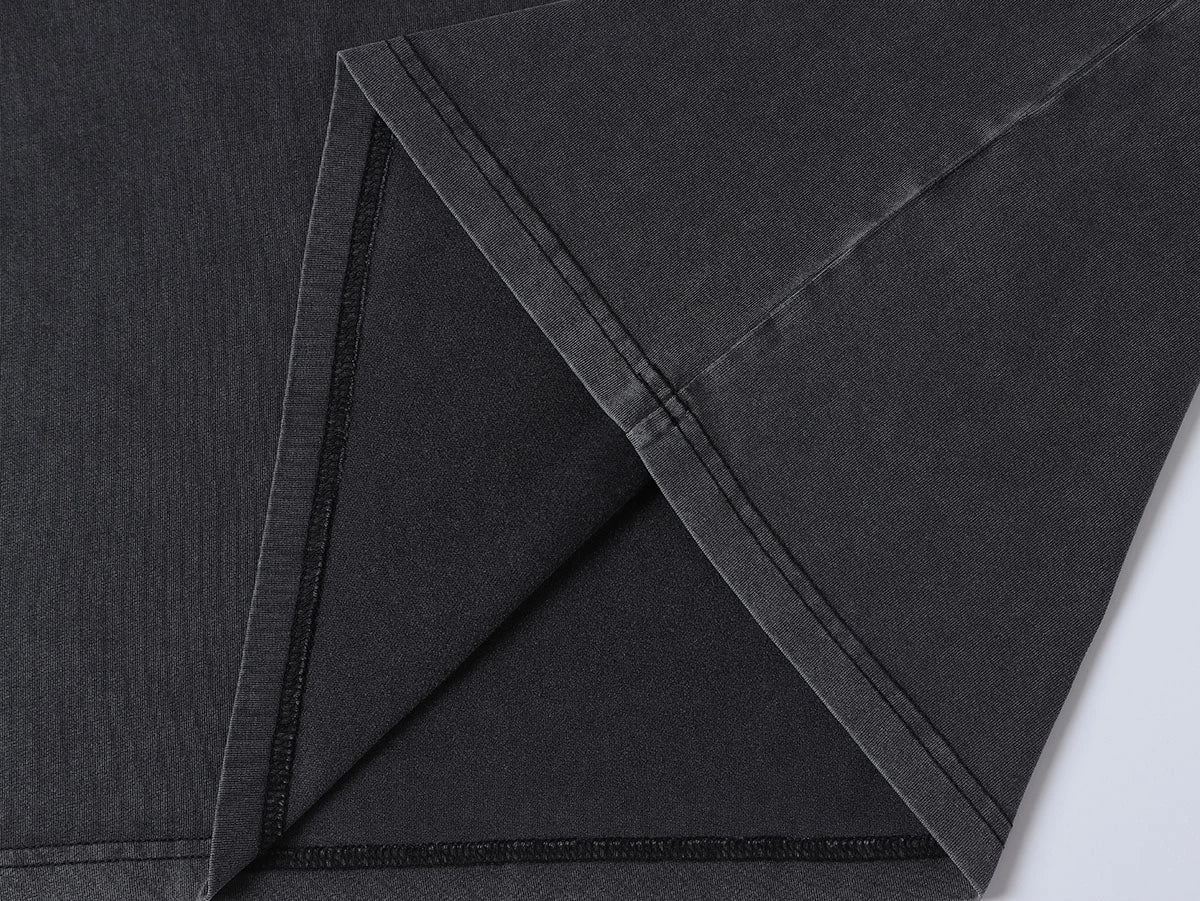 250 GSM LOOSE FIT 'WASH GRAY' T-SHIRT