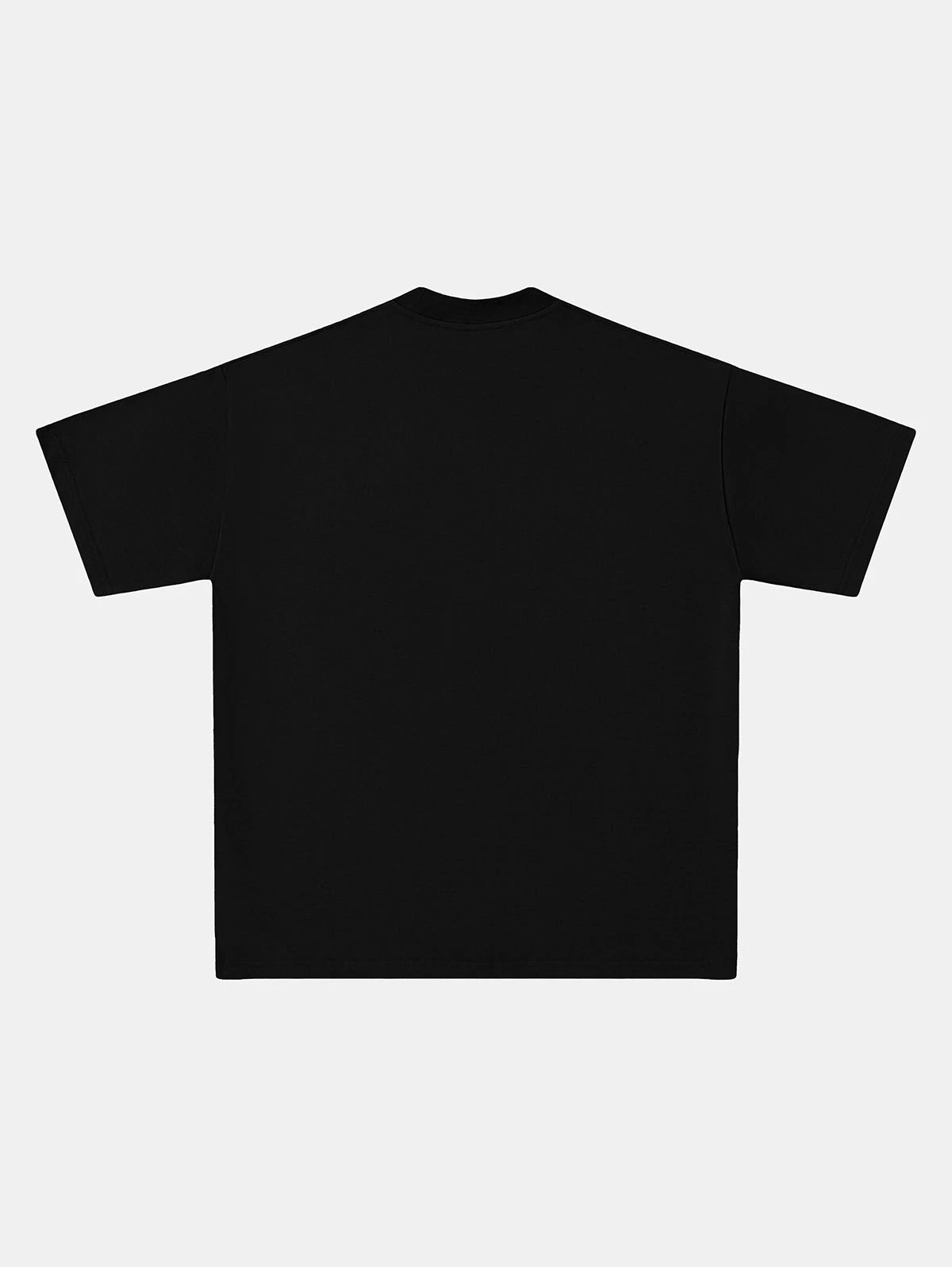 320 GSM LOOSE FIT 'BLACK' T-SHIRT