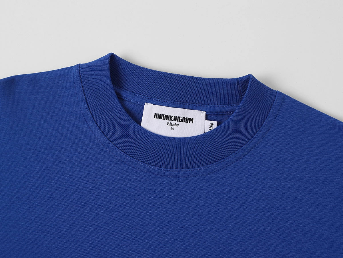 320 GSM LOOSE FIT 'CHEMICAL BLUE' T-SHIRT