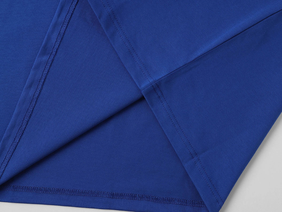 320 GSM LOOSE FIT 'CHEMICAL BLUE' T-SHIRT