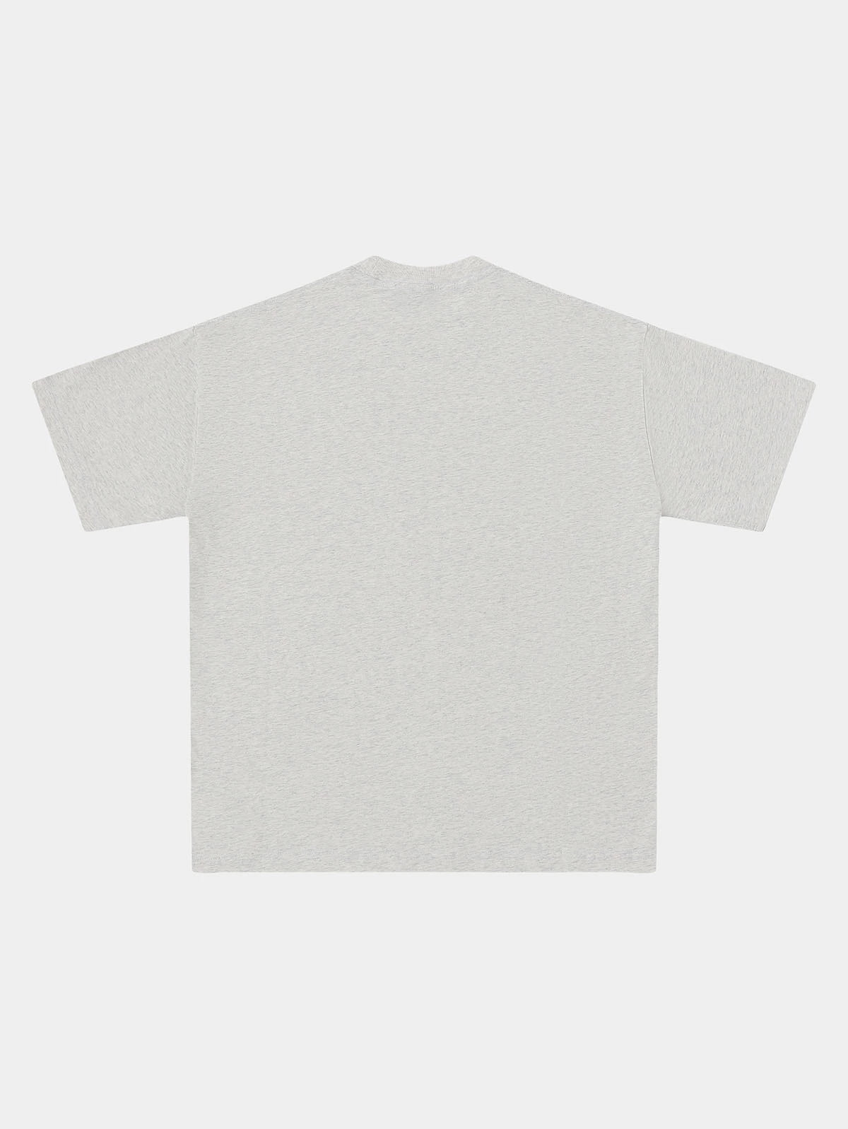 220 GSM LOOSE FIT 'LIGHT FLOWER GRAY' T-SHIRT