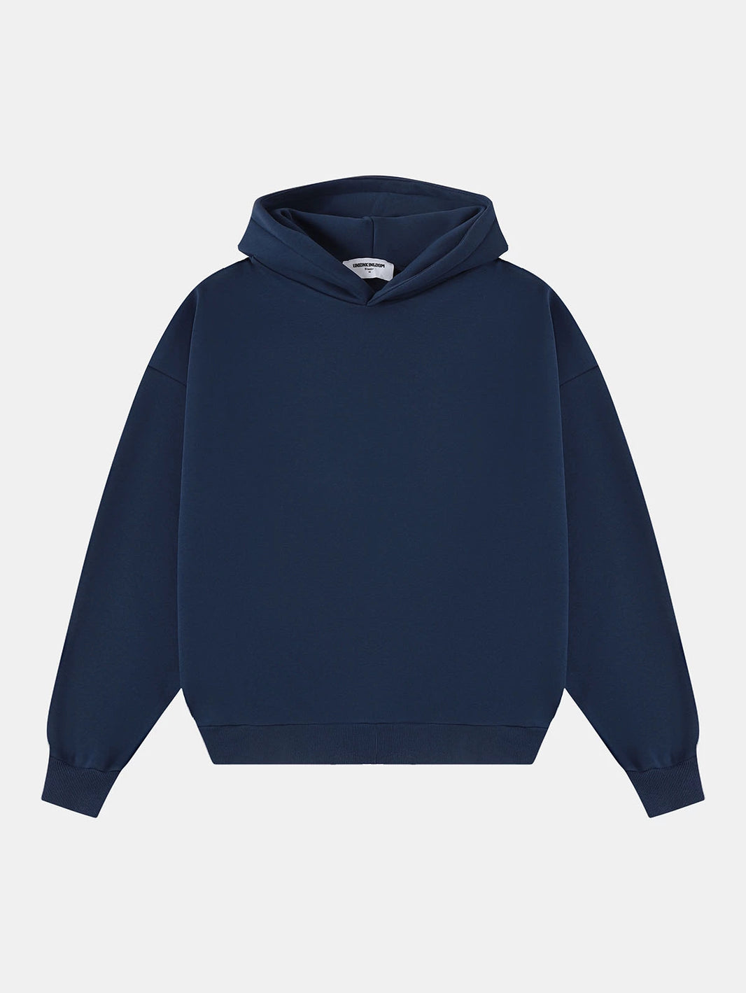 500 GSM BOXY CROPPED 'DENIM BLUE' HOODIE