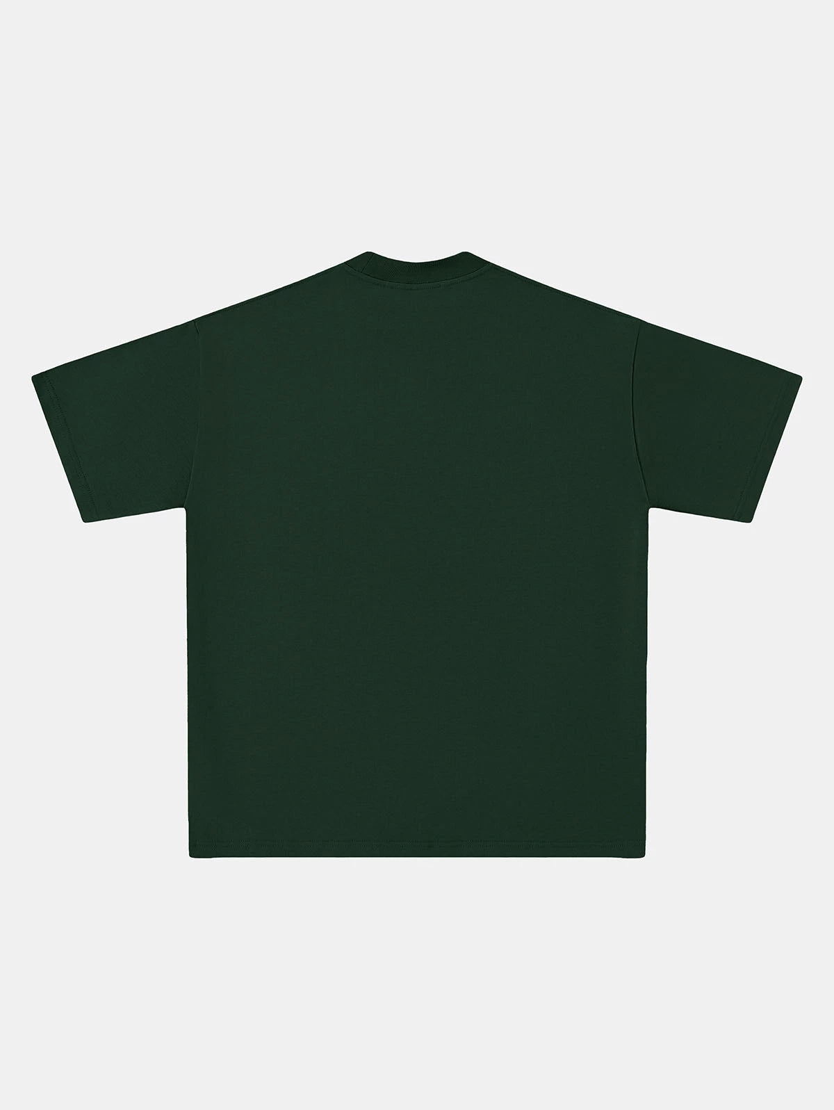 280 GSM LOOSE FIT 'DARK GREEN' T-SHIRT