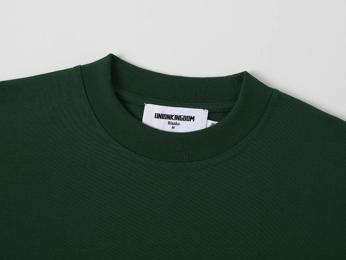 280 GSM LOOSE FIT 'DARK GREEN' T-SHIRT