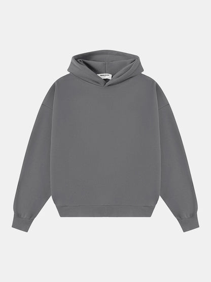 500 GSM  BOXY CROPPED 'STONE' HOODIE