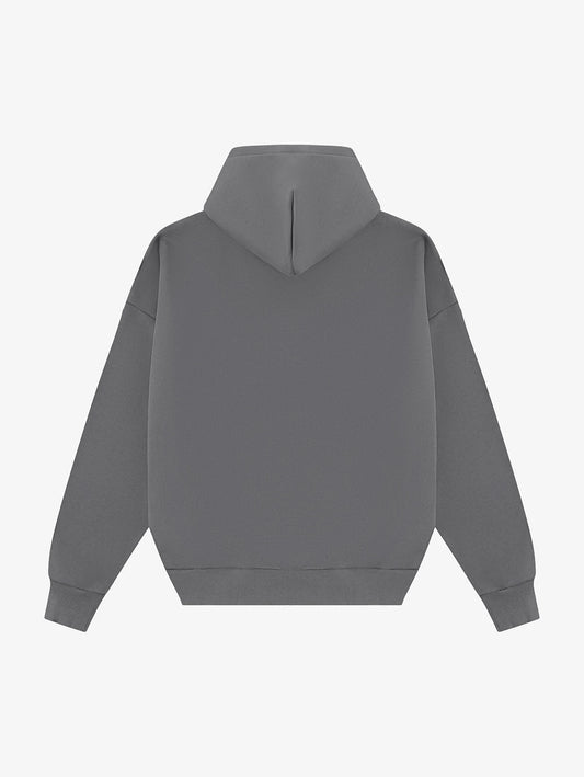 500 GSM  BOXY CROPPED 'STONE' HOODIE
