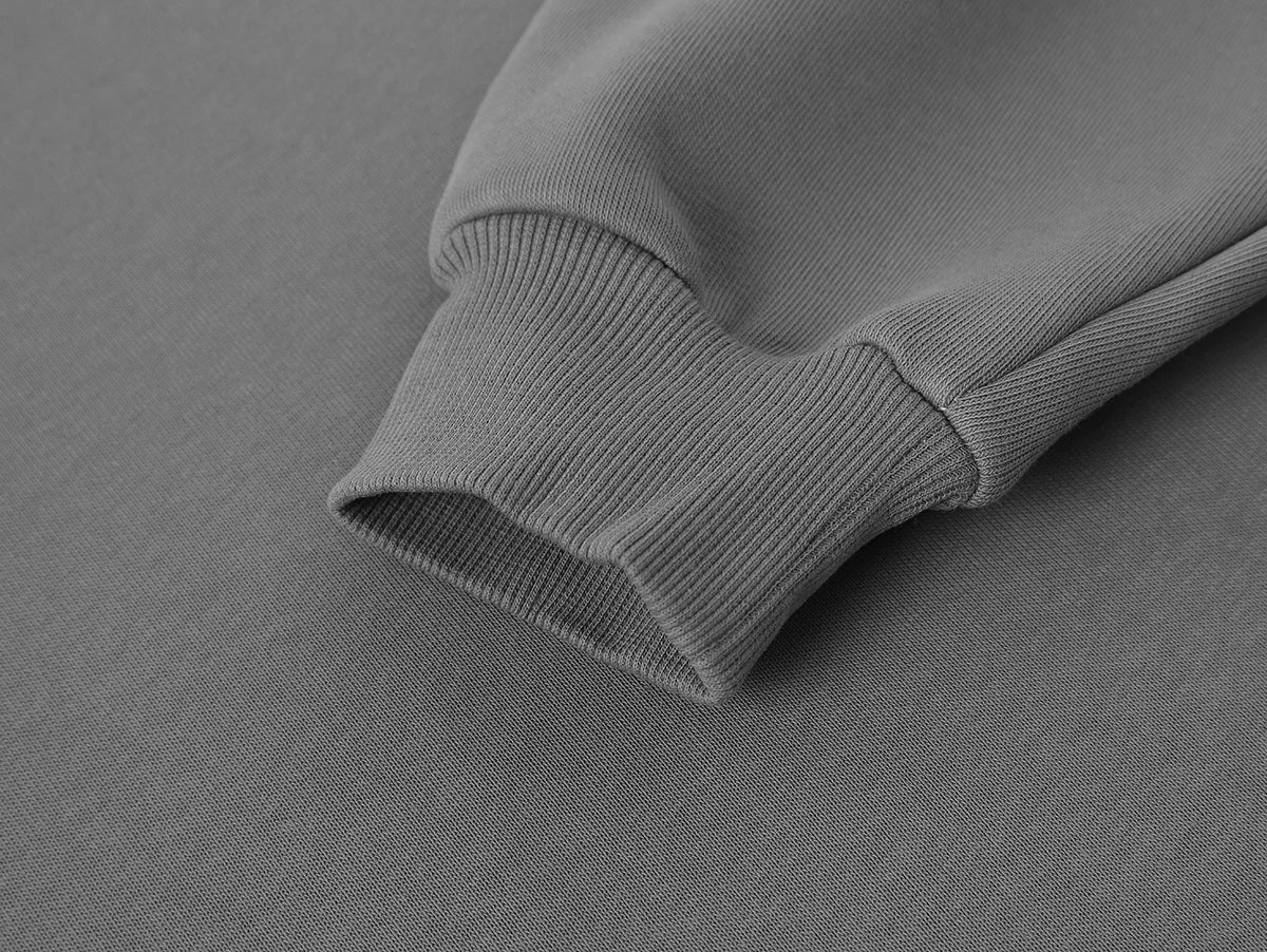 500 GSM  BOXY CROPPED 'STONE' HOODIE