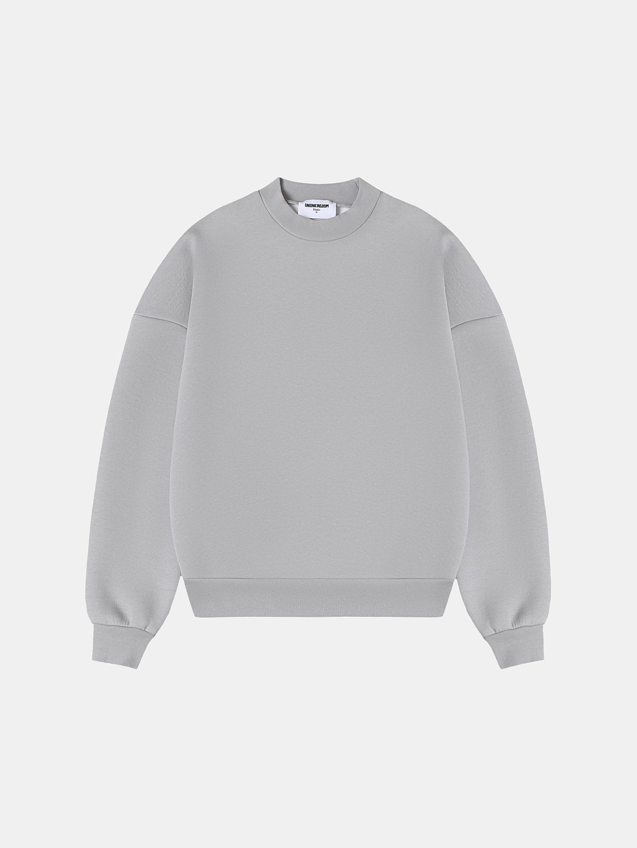 630 GSM BOXY CROPPED FIT 'ARCTIC GRAY' CREWNECK