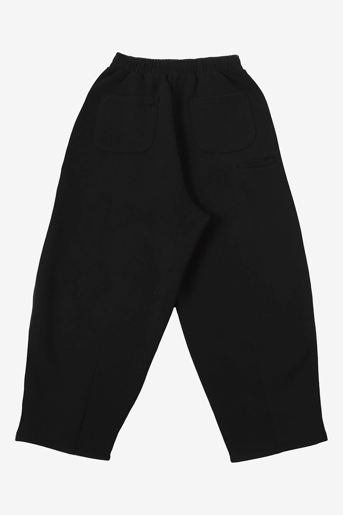 520 GSM COZY BAGGY 'BLACK'  STRAIGHT PANTS