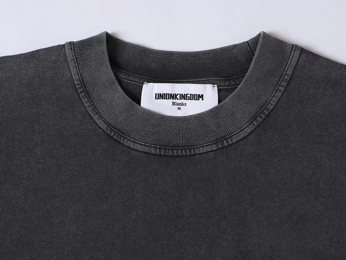 250 GSM LOOSE FIT 'WASH GRAY' T-SHIRT