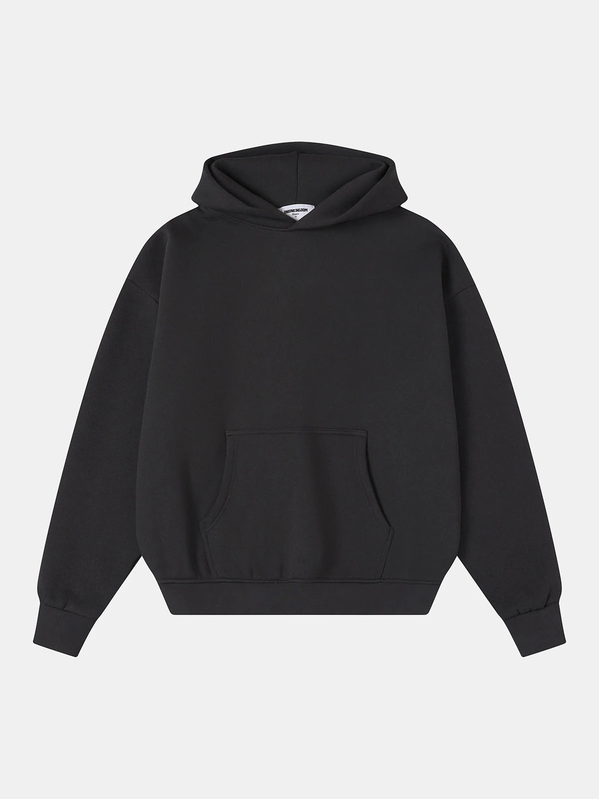 520 GSM BOXY CROPPED FIT 'DARK GRAY' HOODIE