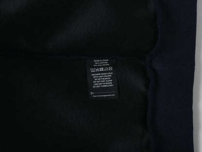 630 GSM BOXY CROPPED FIT 'NAVY BLUE' HOODIE