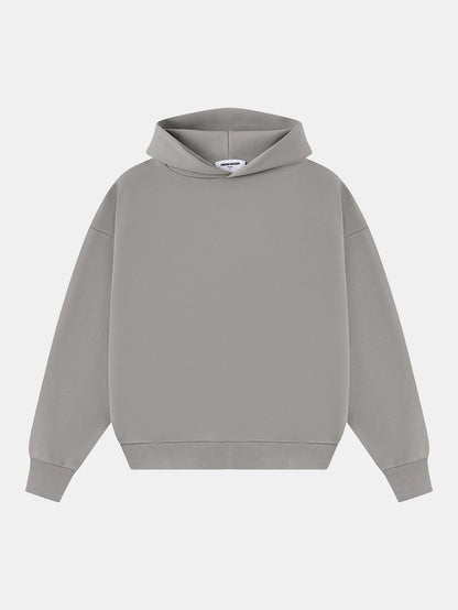 630 GSM BOXY CROPPED FIT 'SMOKE' HOODIE