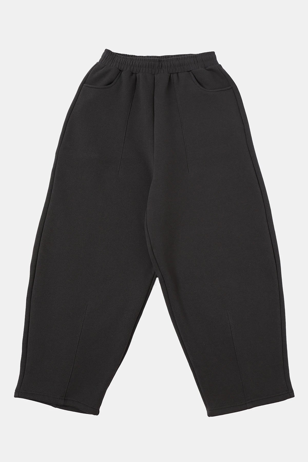 520 GSM COZY BAGGY 'DARK GRAY'  STRAIGHT PANTS