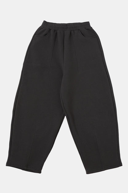 520 GSM COZY BAGGY 'DARK GRAY'  STRAIGHT PANTS