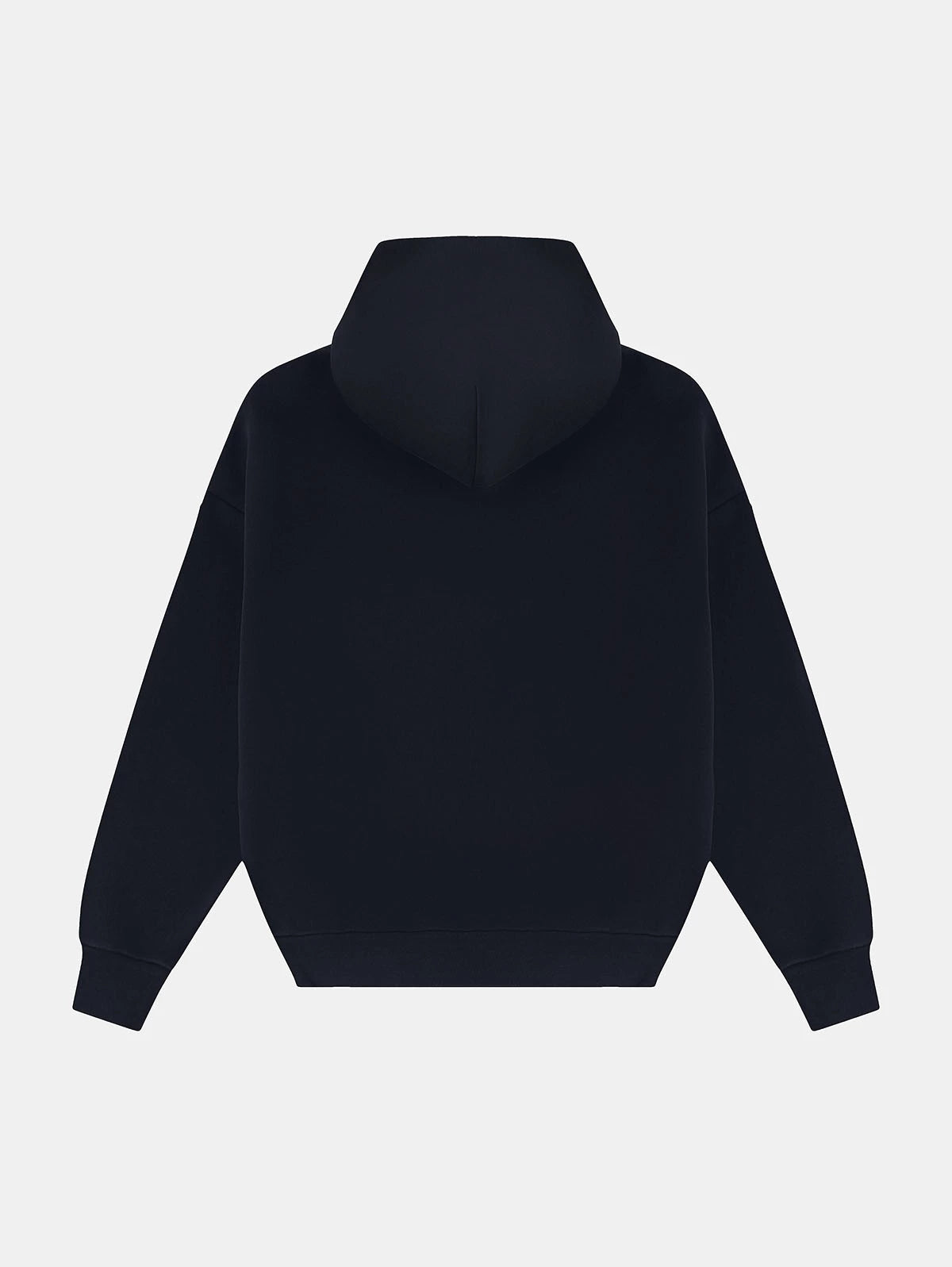 630 GSM BOXY CROPPED FIT 'NAVY BLUE' HOODIE