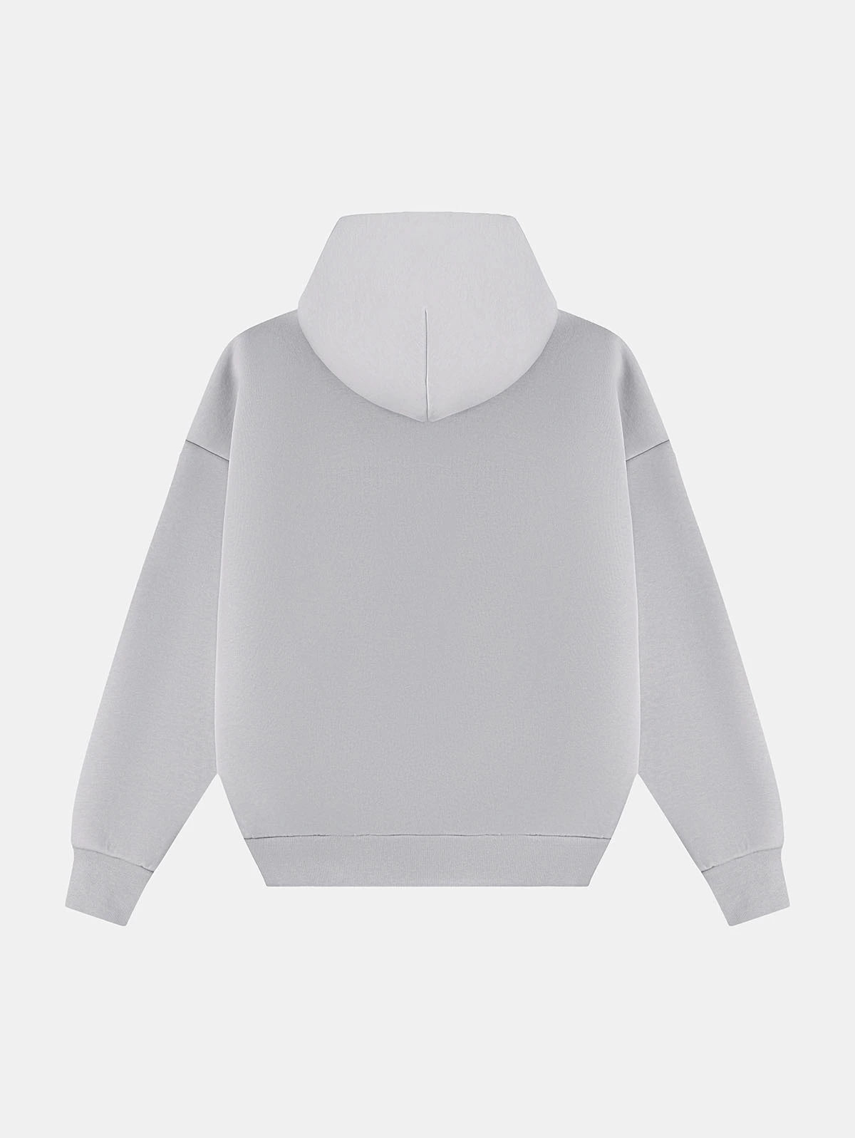 630 GSM BOXY CROPPED FIT 'ARCTIC GRAY' HOODIE