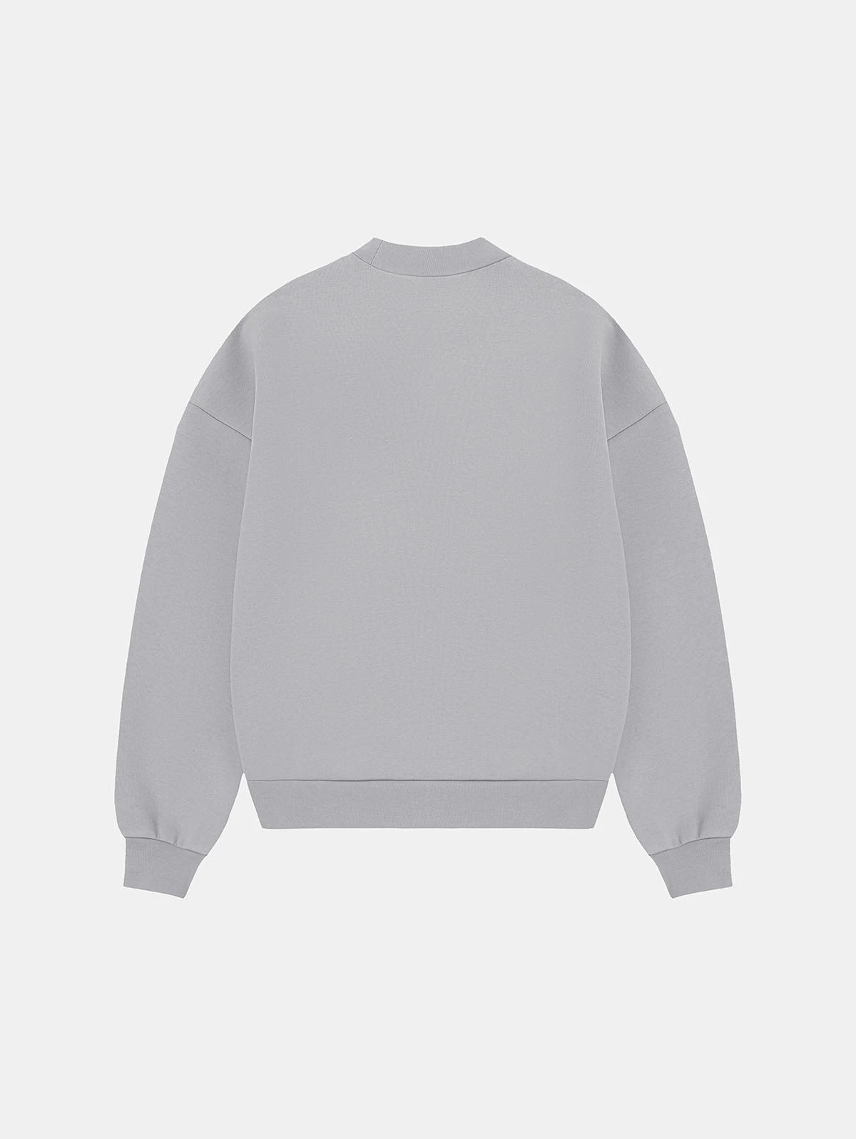 630 GSM BOXY CROPPED FIT 'ARCTIC GRAY' CREWNECK
