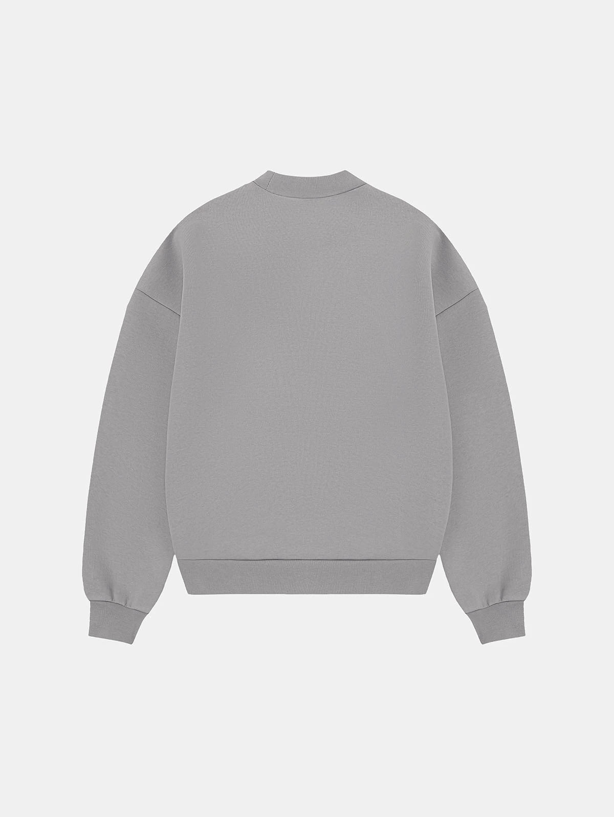 630 GSM BOXY CROPPED FIT 'SMOKE' CREWNECK