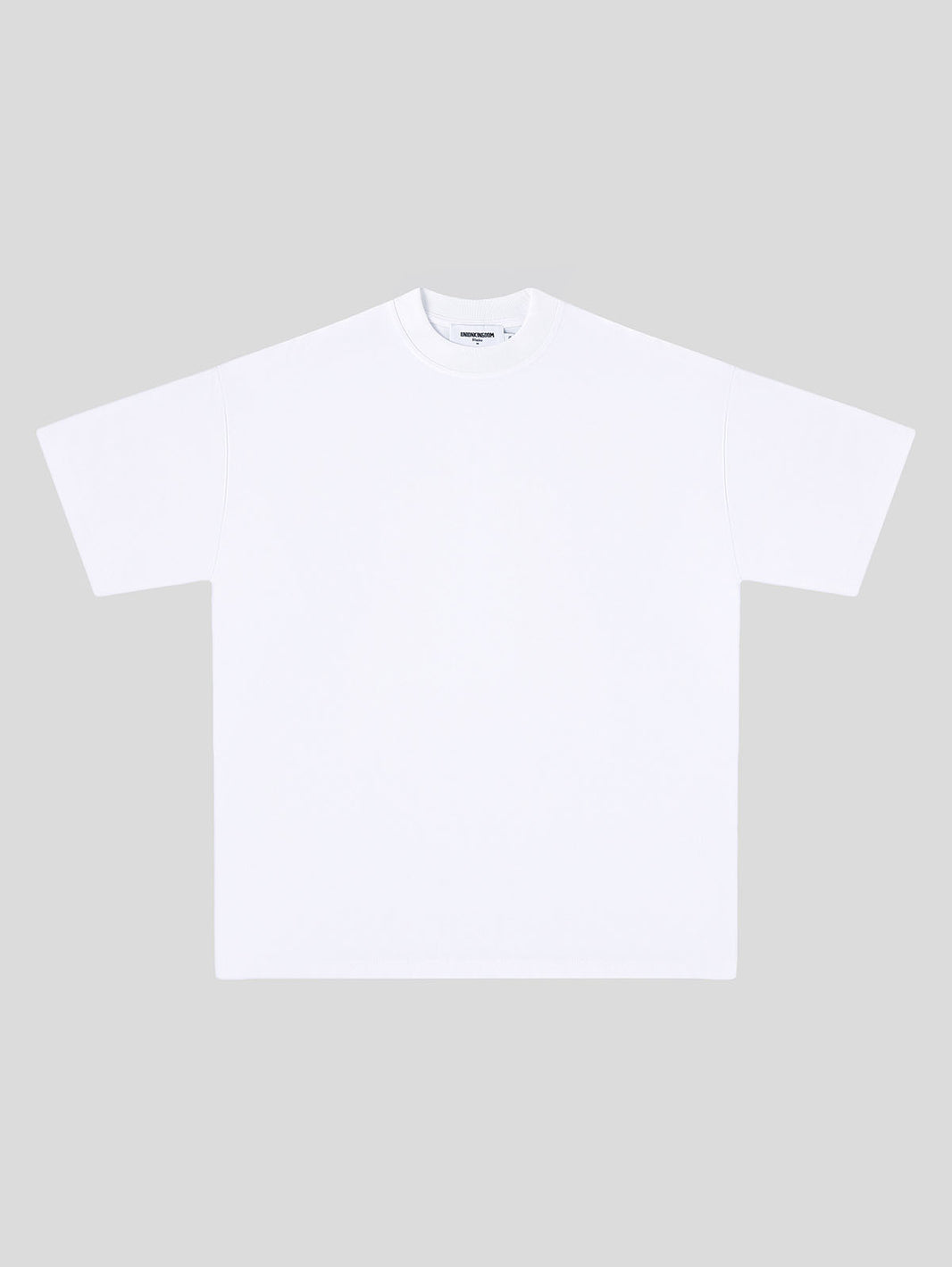 250 GSM LOOSE FIT WHITE' T-SHIRT