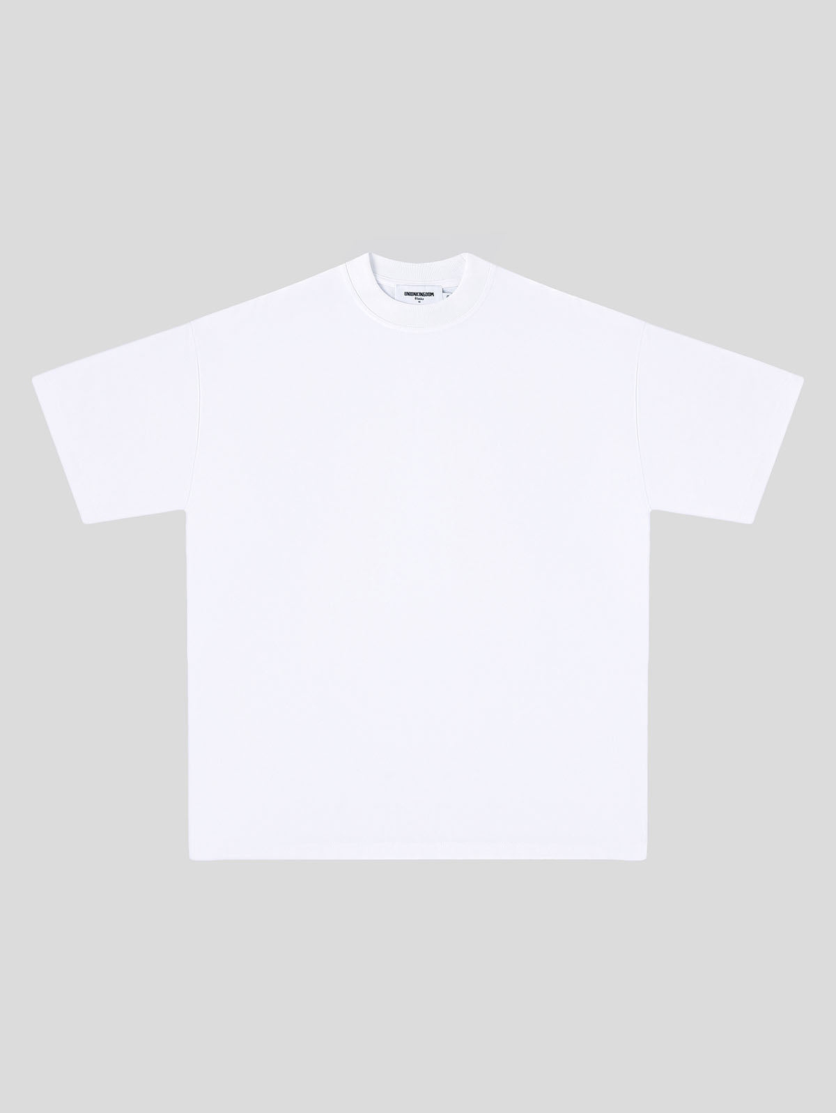 250 GSM LOOSE FIT WHITE' T-SHIRT