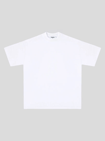 220 GSM LOOSE FIT 'WHITE' T-SHIRT