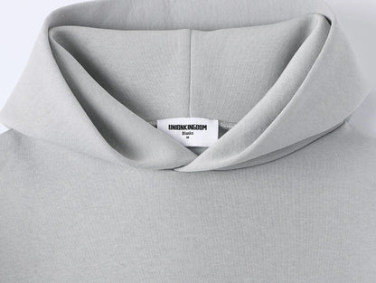 630 GSM BOXY CROPPED FIT 'ARCTIC GRAY' HOODIE