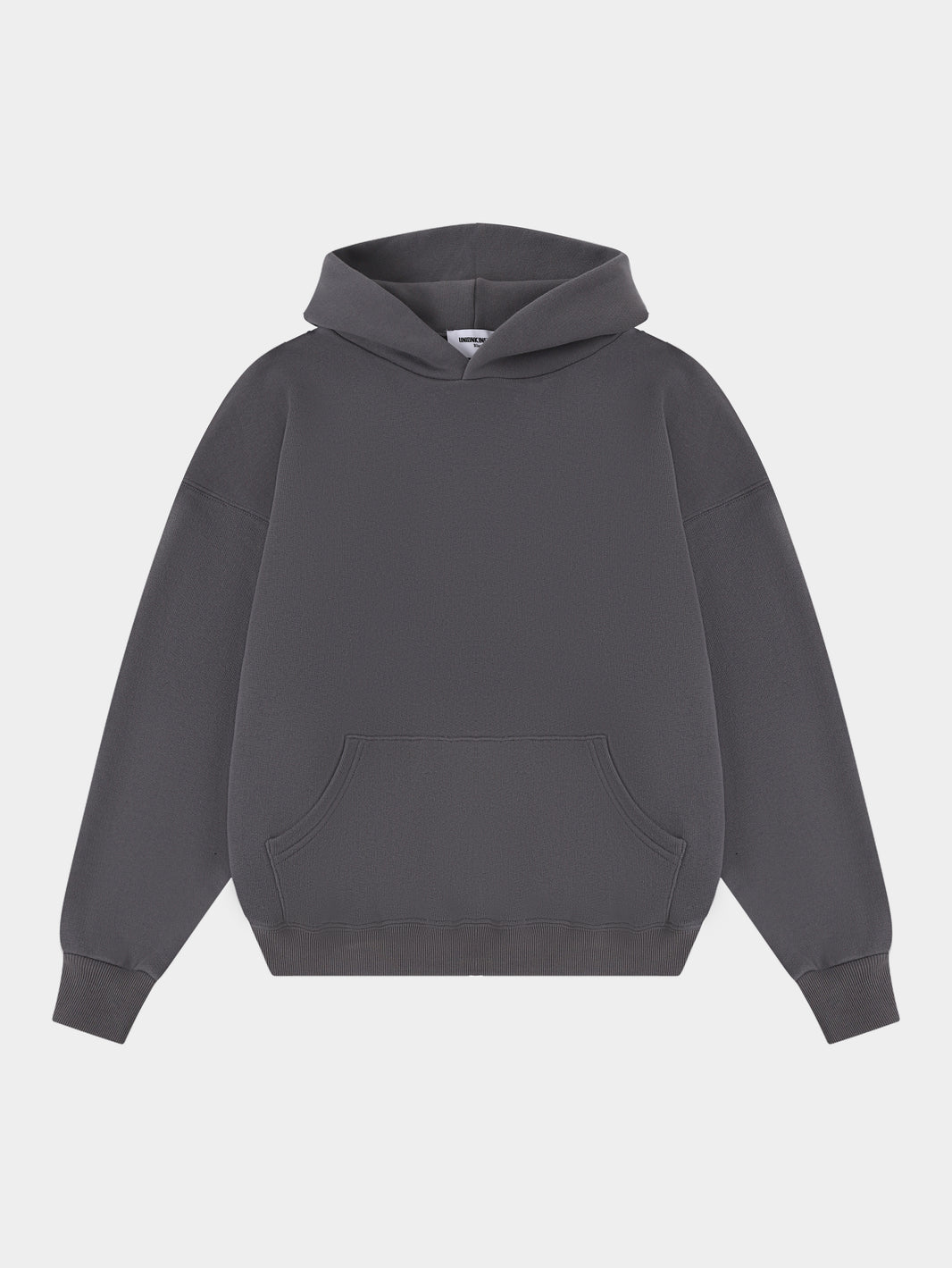 450gsm CROPPED FIT ‘STEEL GRAY' HOODIE