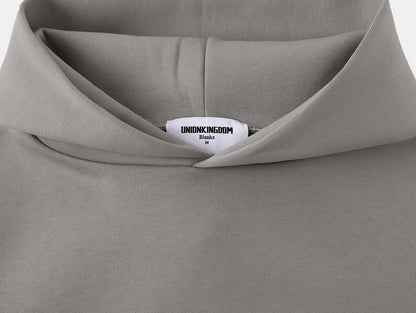 630 GSM BOXY CROPPED FIT 'SMOKE' HOODIE